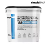 POLYMER-SPACHTELMASSE ZUM VERFUGEN VON GKB S2 simpleBAU spachtelmasse, fertigspachtel weiß innen, spachtelmasse weiß, spachtelmasse weiß innen, gips, reparaturspachtel
