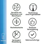 POLYMER-SPACHTELMASSE ZUM VERFUGEN VON GKB S2 7KG + TIEFENGRUND 1L spachtelmasse, fertigspachtel weiß innen, spachtelmasse weiß, spachtelmasse weiß innen, gips, reparaturspachtel